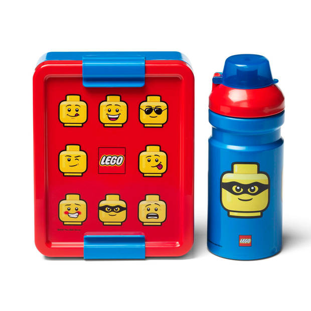 Lego - Lunchset Iconic - Polypropyleen - Blauw
