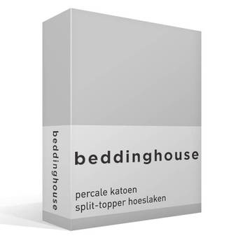 Beddinghouse percale katoen split-topper hoeslaken