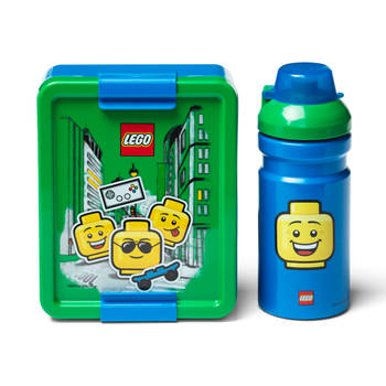Lego - Lunchset Iconic Boy - Polypropyleen - Groen