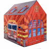 Speeltent/speelhuis brandweer - speelgoed huisje - 72 x 95 x 102 cm - Speeltenten