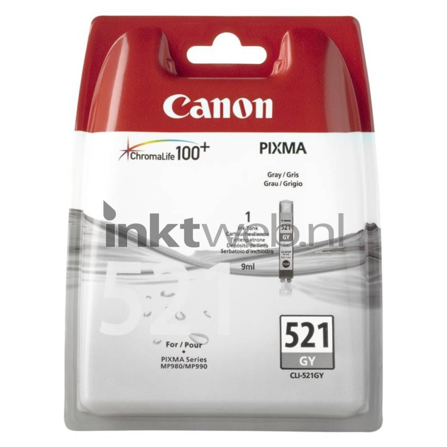 Canon CLI-521GY grijs cartridge