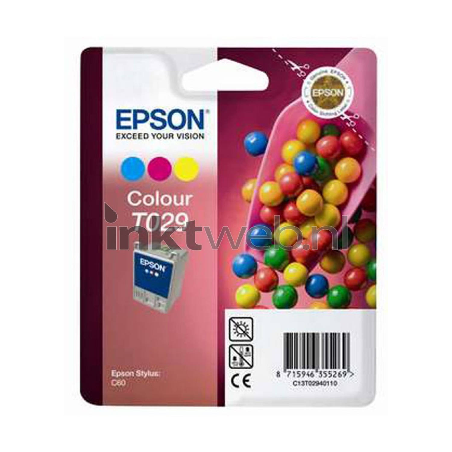 Epson T029 kleur cartridge