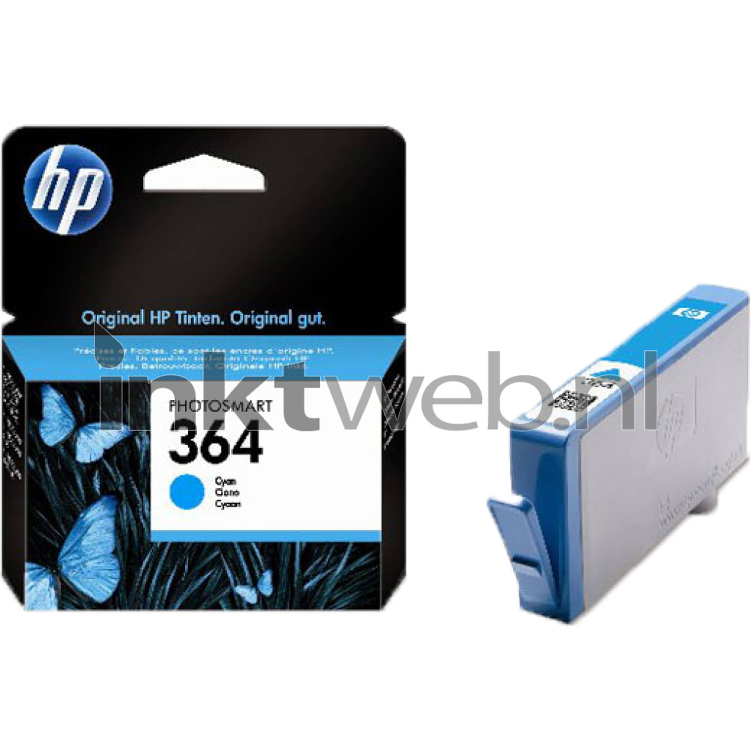 HP 364 cyaan cartridge