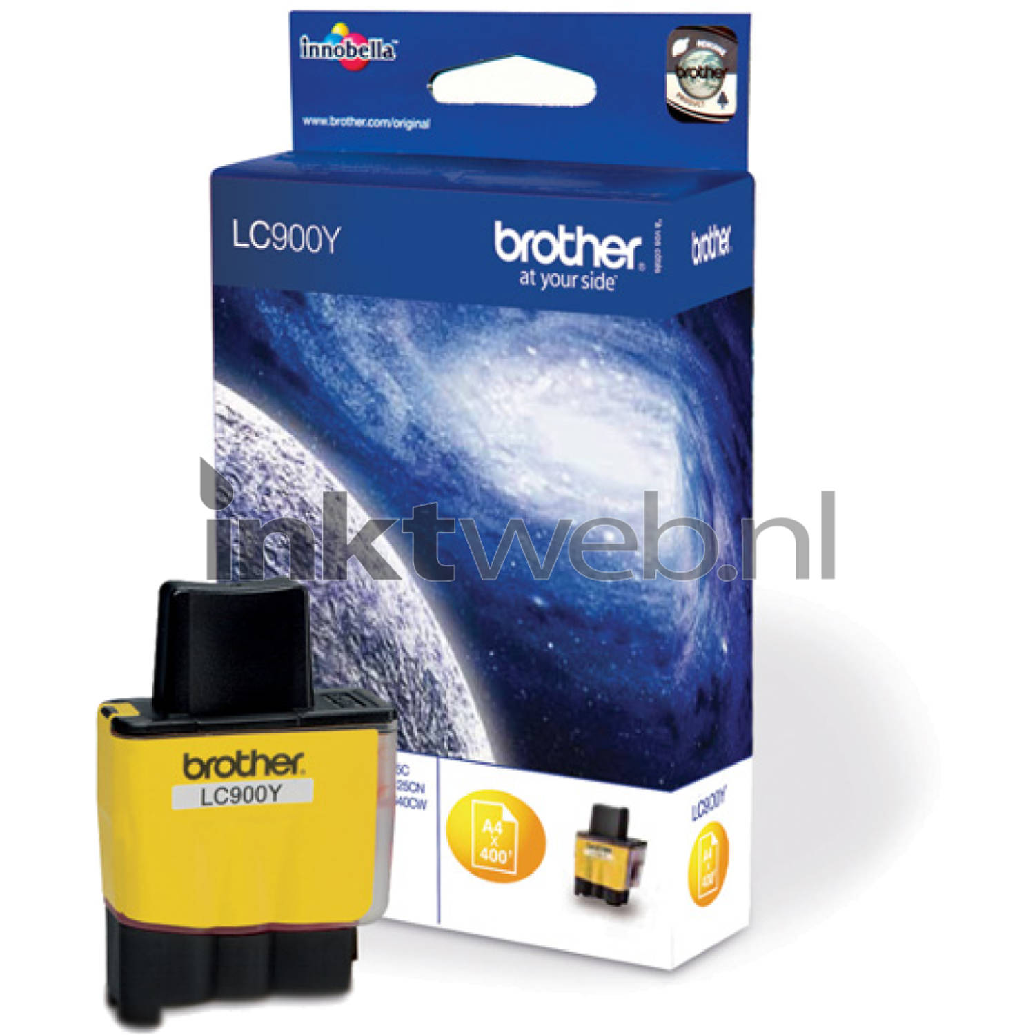 Inkcartridge Brother LC-900Y geel