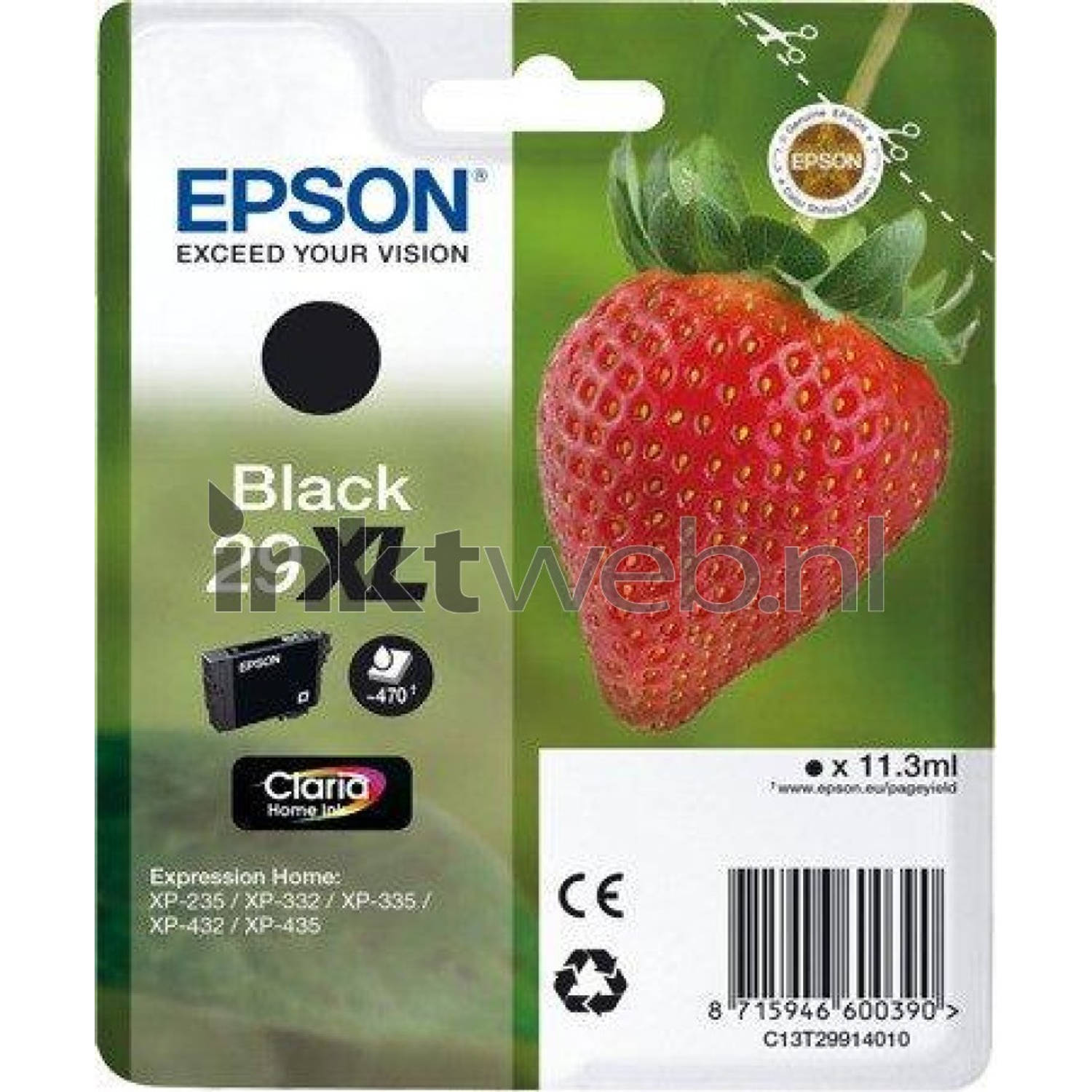 Epson 29XL zwart cartridge