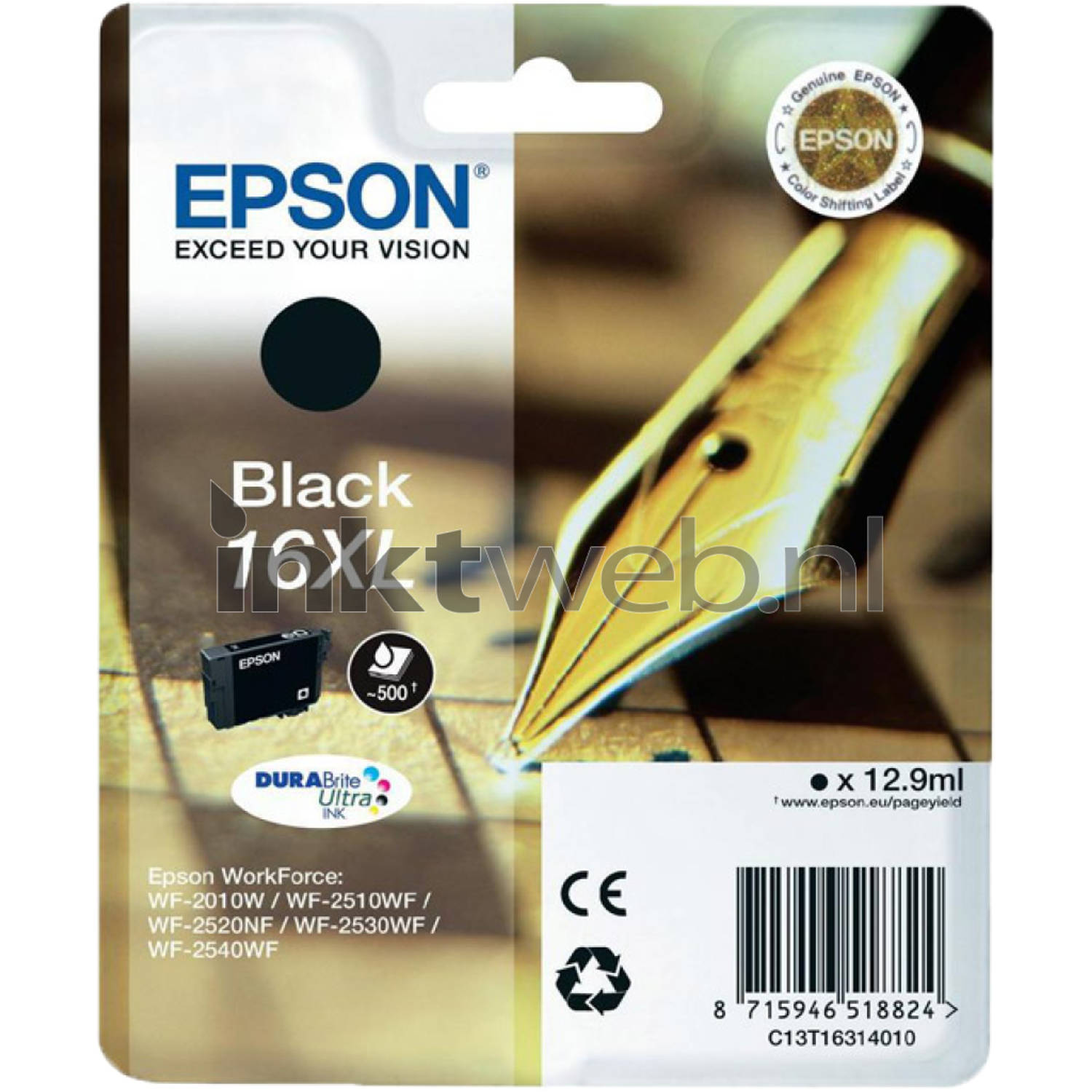 Epson 16XL zwart cartridge