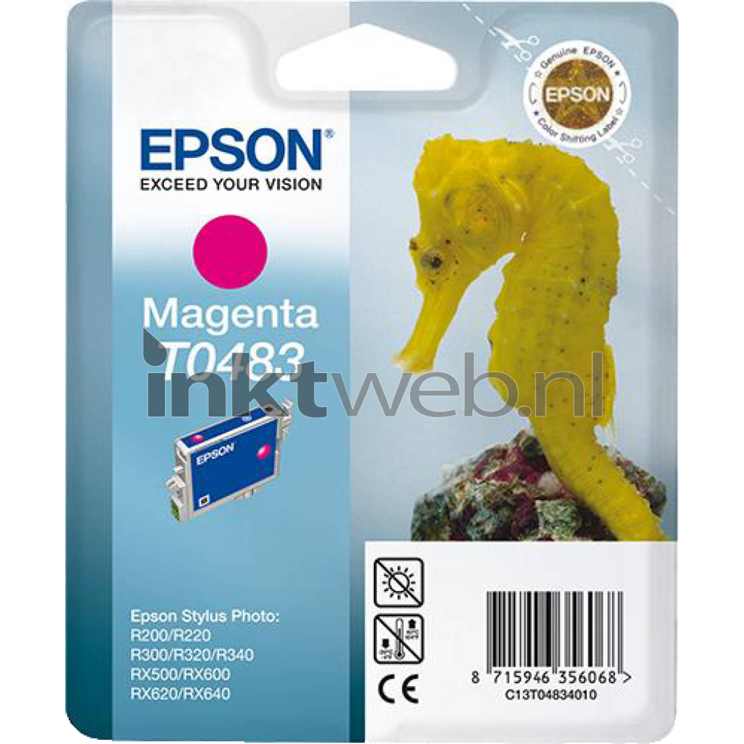 Epson T0483 magenta cartridge