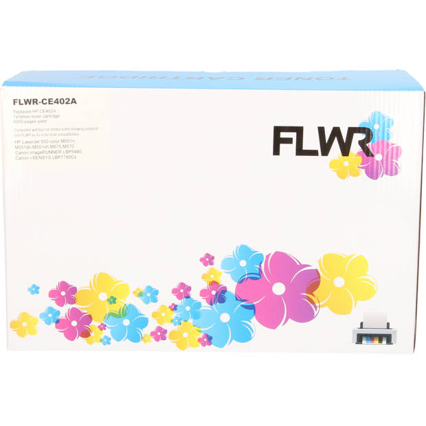 FLWR HP 507A geel toner