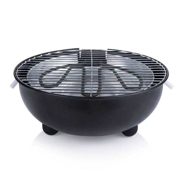 Tristar BQ-2880 Elektrische Barbecue - Grilloppervlak 30 cm - Vaatwasser bestendig rooster - Zwart