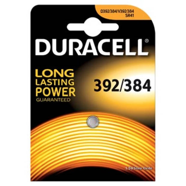 Duracell knoopcel 392/384, op blister