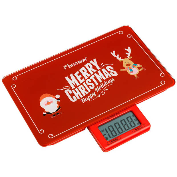 AKS300C Digitale Keukenweegschaal "Merry Christmas"