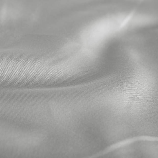 Cinderella katoen-satijn hoeslaken - 100% katoen-satijn - 2-persoons (140x210 cm) - Light grey
