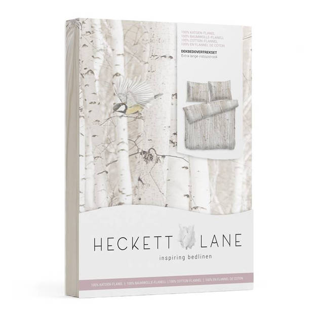 Heckett & Lane Goldie flanel dekbedovertrek - Lits-jumeaux (240x200/220 cm + 2 slopen)