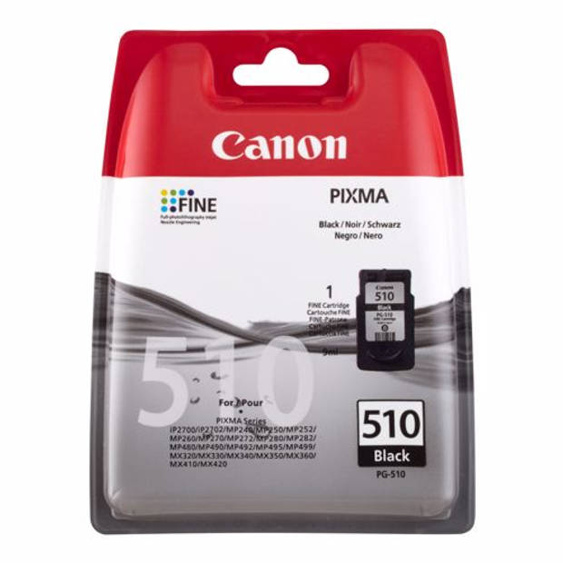 Canon cartridge PG-510 BK (zwart)