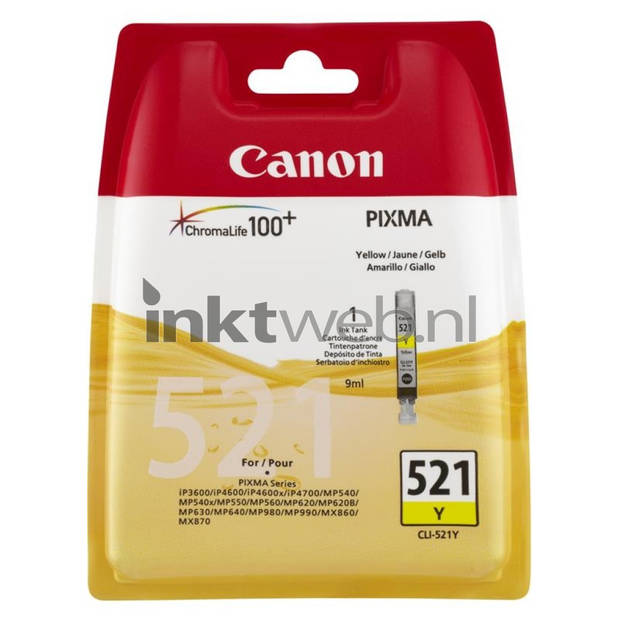 Canon CLI-521Y geel cartridge