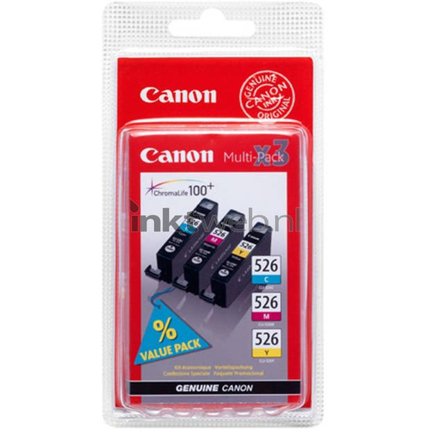 Canon cartridge voordeelpak CLI-526 3CL