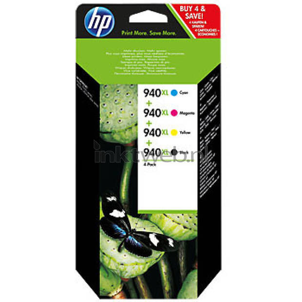 HP 940XL Multi-Pack zwart en kleur cartridge