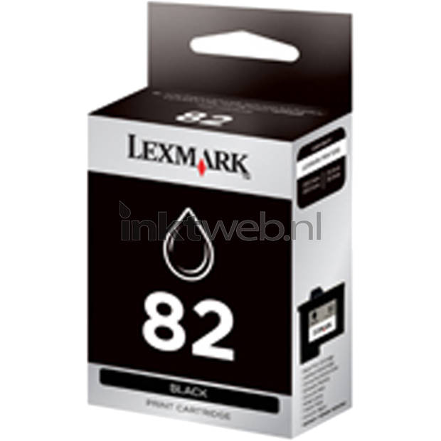 Lexmark 82 zwart cartridge