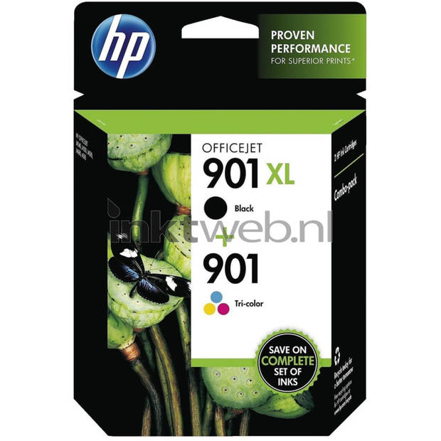 HP 901XL Multipack zwart en kleur cartridge