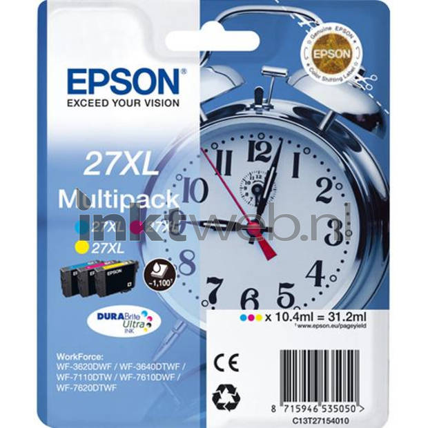 Epson 27XL Multipack kleur cartridge