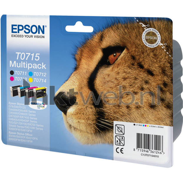 Epson cartridge T0715 MULTIPACK