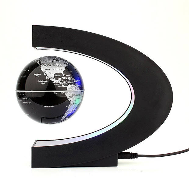 Magnetische Zwevende Wereldbol met LED verlichting