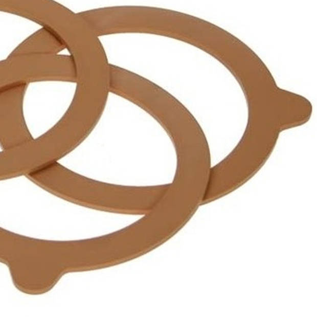 10 stuks Inmaak ringen voor Weckpot rubber 9 cm - Weckpotten