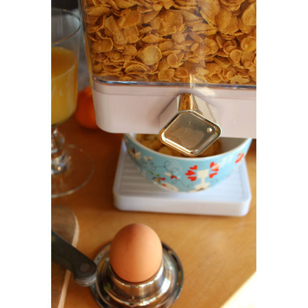 Luxe Enkelvoudige Cornflakes Dispenser - Wit