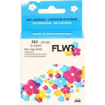 FLWR HP 363 licht cyaan cartridge