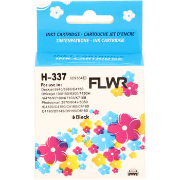 FLWR HP 337 zwart cartridge