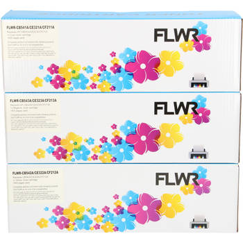 FLWR HP 128 3-pack kleur toner