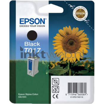 Epson T017 zwart cartridge