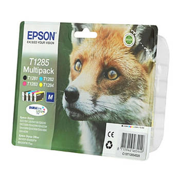 Epson cartridge voordeelpak T1285 BK + 3CL