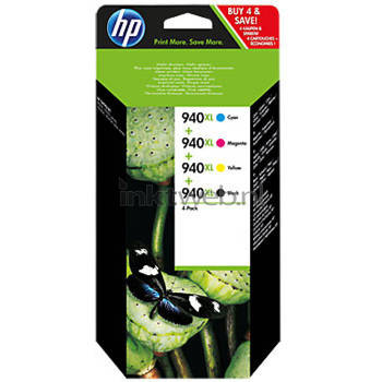 HP 940XL Multi-Pack zwart en kleur cartridge