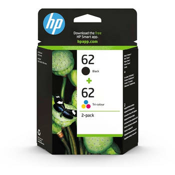 HP cartridge 62 2-pack - Instant Ink (Zwart + kleur)