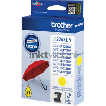 Brother LC-225XLY geel cartridge