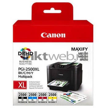 Canon PGI-2500XL multipack zwart en kleur cartridge