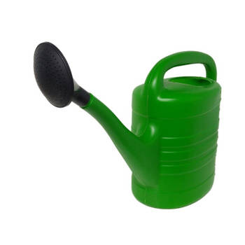 Plastic gieter met sproeikop 5 liter groen - Gieters