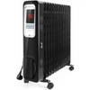 Aigostar Oil Monster 33JHH - Olieradiator 2500 watt – Oliegevulde radiator - Elektrische Kachel - Zwart