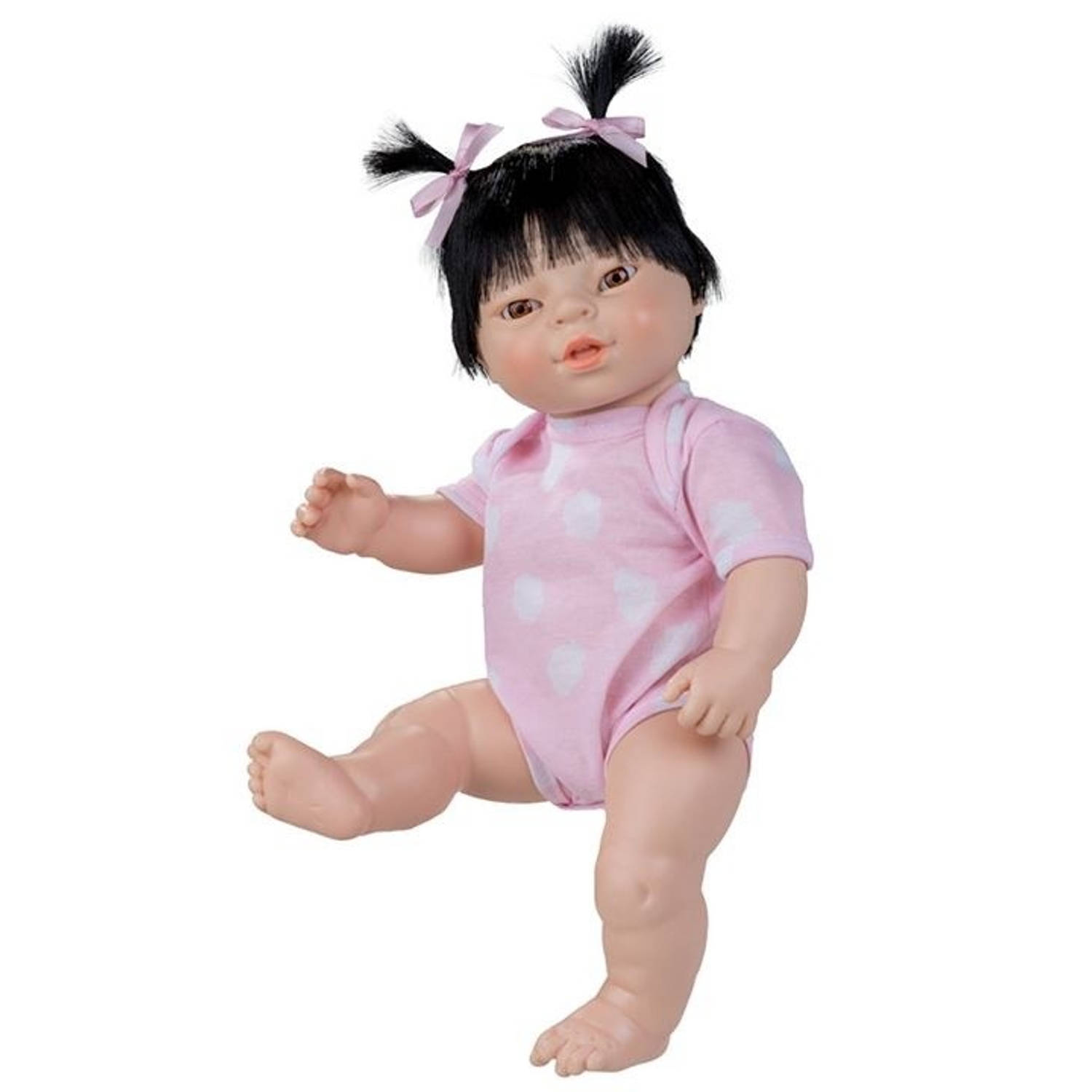 Soeverein Hijgend Cordelia Berjuan babypop Newborn met romper Aziatisch 38 cm meisje | Blokker