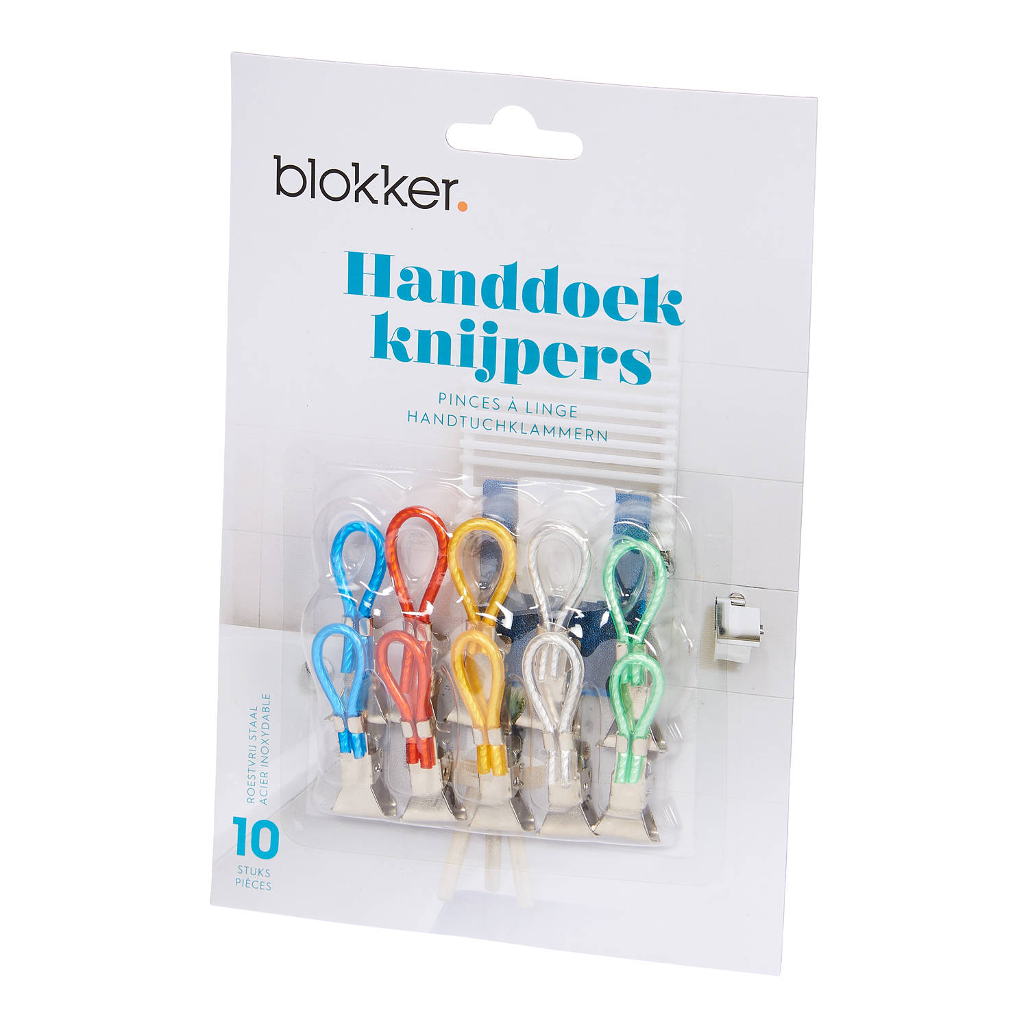 zweep Voornaamwoord Pak om te zetten Blokker handdoek knijpers - 10 stuks | Blokker