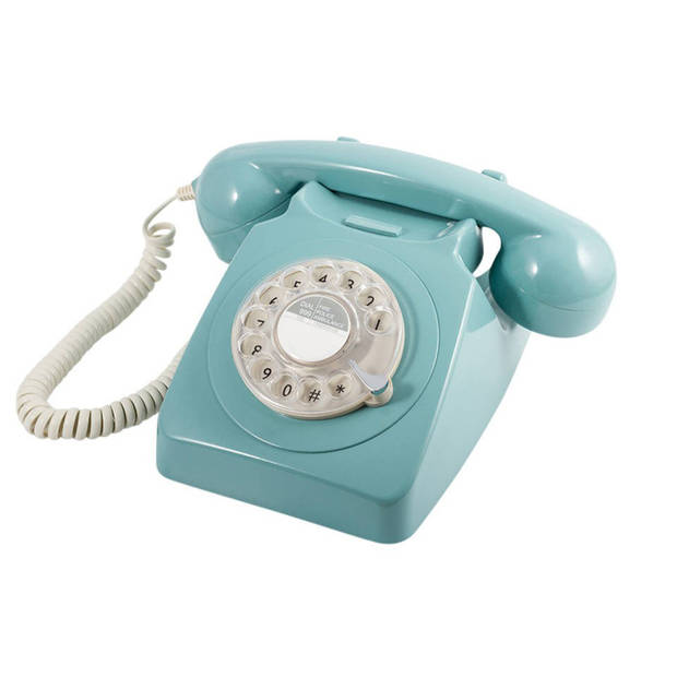 GPO 746 Draaischijf Telefoon - Aan te Sluiten op Modem - French Blue