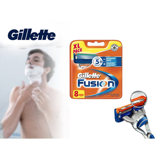 Gillette Fusion - 8 stuks - Scheermesjes