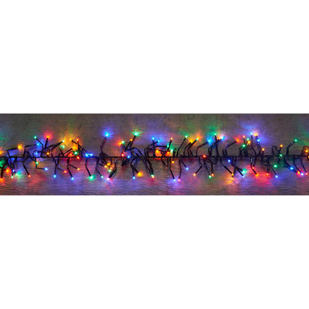Clusterverlichting gekleurd buiten 1152 lampjes met timer kerstverlichting - Kerstverlichting kerstboom