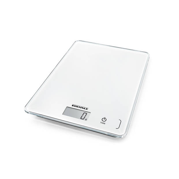 Soehnle keukenweegschaal Compact 300 - digitaal - 1 gr nauwkeurig - tot 5 kg - wit