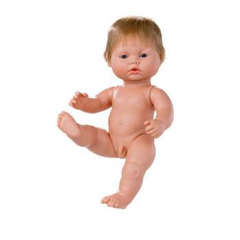 Berjuan babypop Newborn Europees 38 cm jongen
