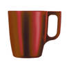 6x Rode koffie bekers/mokken 250 ml