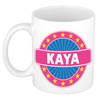 Voornaam Kaya koffie/thee mok of beker - Naam mokken