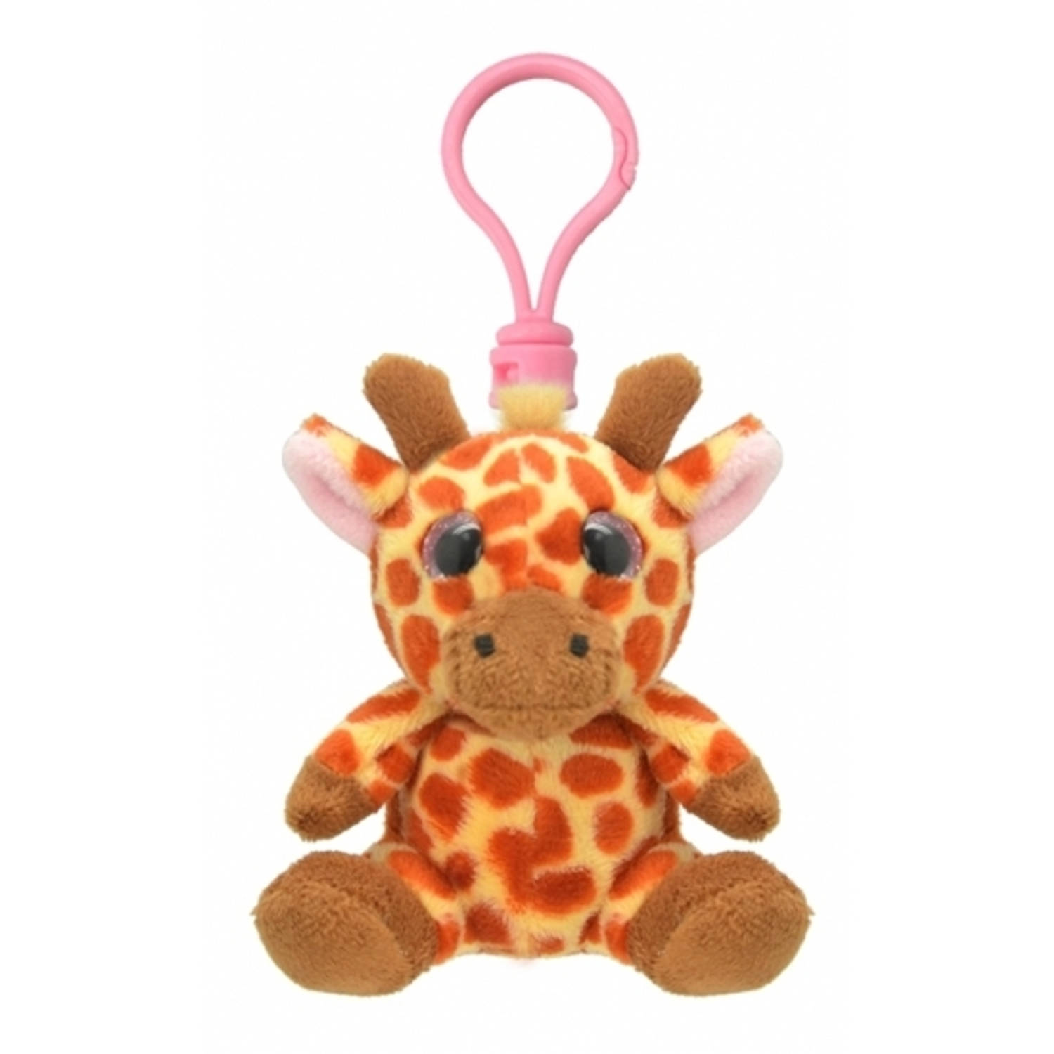 dialect moed Vulgariteit Pluche mini knuffel giraf sleutelhanger 9 cm - Knuffel sleutelhangers |  Blokker