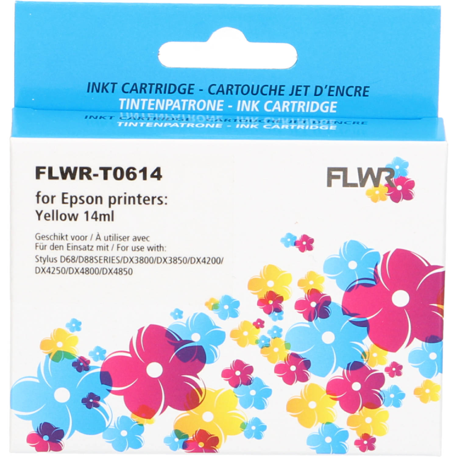 FLWR Epson T0614 geel cartridge